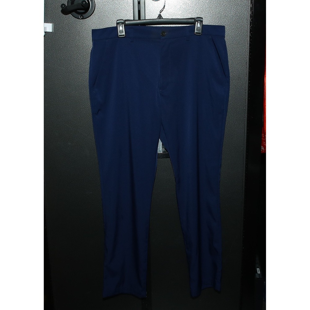 MSX By Michael Strahan Athleisure Performance Stretch Golf Pants, 36x32, Blue - Picture 4 of 4
